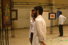 نمایشگاه آثار استاد میر حسین زنوزی- نگارخانه شهید آوینی -۲۸ مرداد تا ۳ شهریور ۸۹- ضیافت اندیشه
