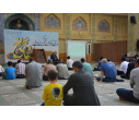 برگزاری مراسم روز عرفه در مسجد بزرگ دانشگاه تبریز